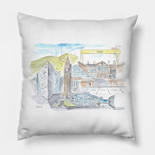 Belfast Landmarks Pillow