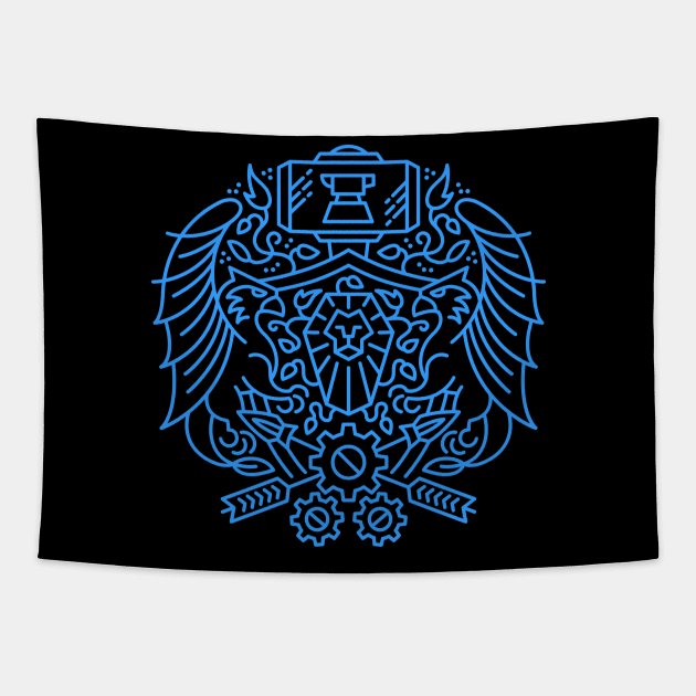 Alliance — Faction Crest (color) Tapestry by dcmjs