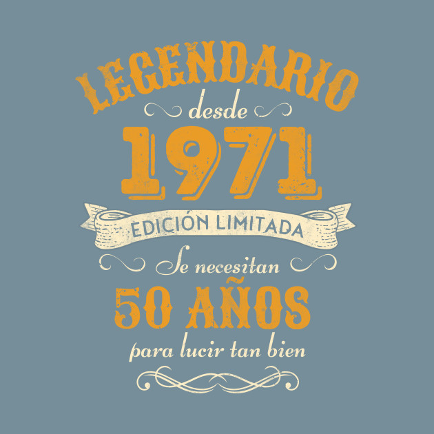 Discover 50th Birthday 50 Years 1971 Gift - 50th Birthday - T-Shirt