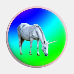 Unicorn eating the rainbow Pin