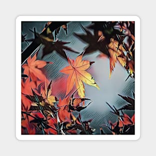 Autumn Leaves Graphic Art Design | Digital Art | Painting Magnet