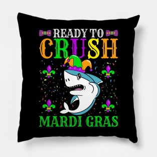 Ready to Crush Mardi Gras - New Orleans Nola Fat Tuesdays Pillow