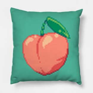 Peachy Pixels Pillow