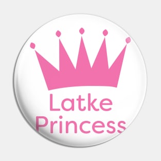 Latke Princess - Jewish Baby Hanukkah Princess Pin