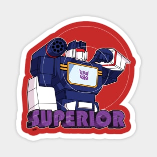 Soundwave: Superior (bust) Magnet