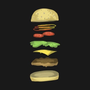 Layered Burger T-Shirt