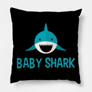 Baby Shark (Blue) Pillow