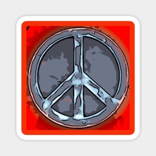 Peace Sign Magnet