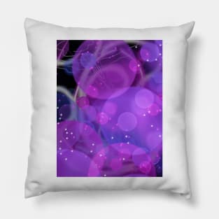 Purple Bubbles Pillow
