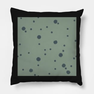 Water droplet polka dot pattern Pillow