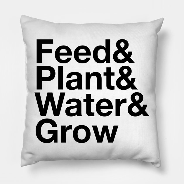 FPWG - How to Garden ( for light colored shirts ) Pillow by Eugene and Jonnie Tee's