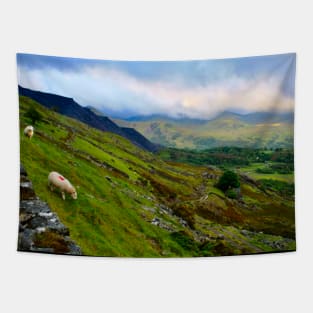 Sheep in Snowdonia Tapestry