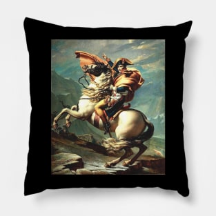 Napoleon Crossing The Alps Pillow