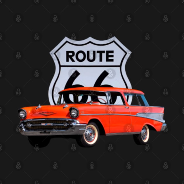 1957 Chevy Nomad in our route 66 series by Permages LLC