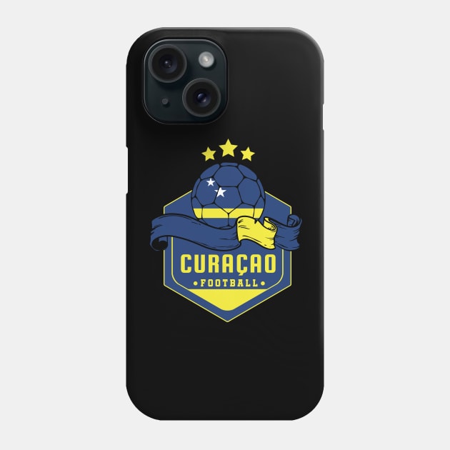 Curacao Football Phone Case by footballomatic