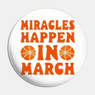 College basketball Miracles in March Pin