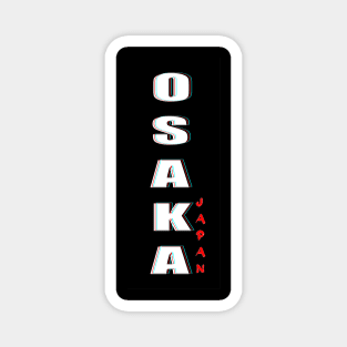 Osaka, Japan Text Magnet