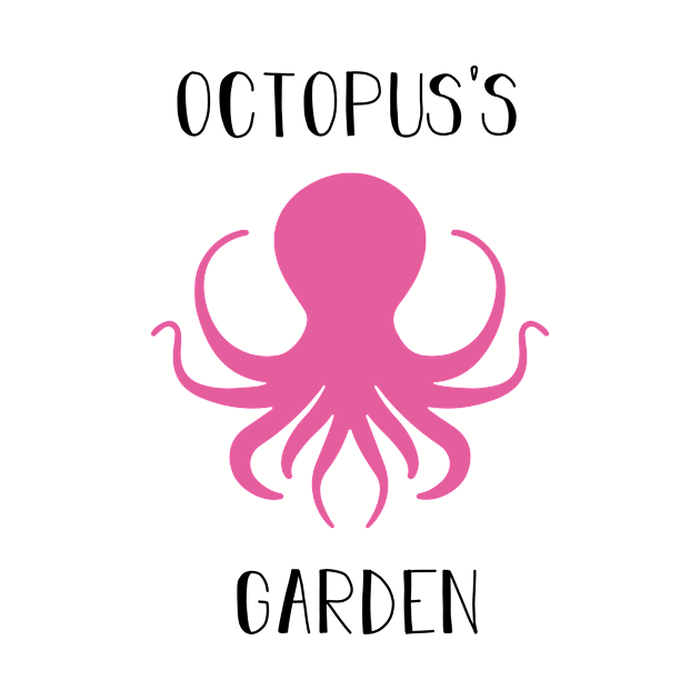 Octopuss Garden, black pink by Perezzzoso