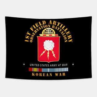 1st Field Artillery Observation Battalion - Korean War w KOR SVC X 300 Tapestry