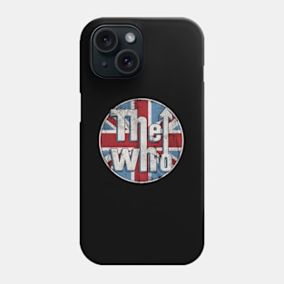 The Who Union Jack Circle Phone Case