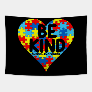 Autism Be Kind Women Men Kids Be Kind Autism Awareness Tapestry