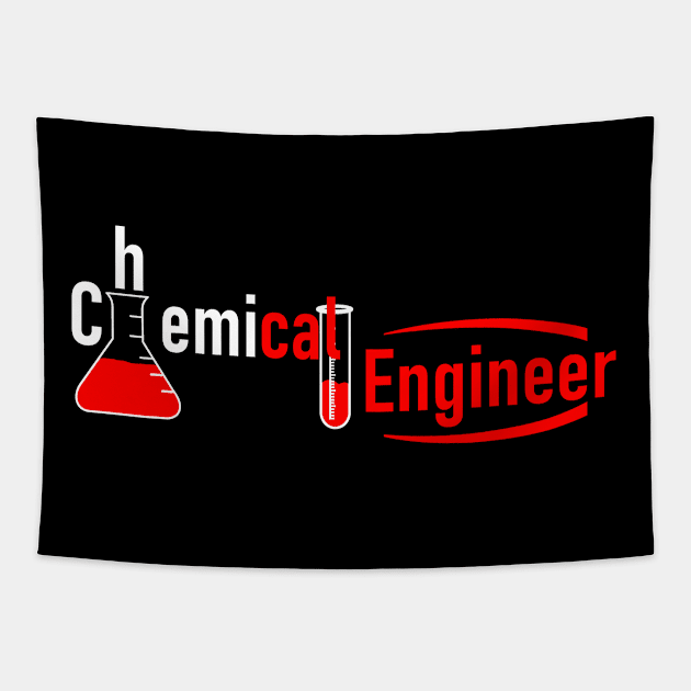 Chemical Engineer Gift Tapestry by GR-ART