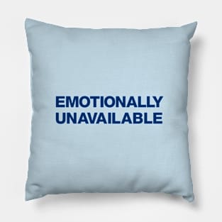 Stipe emotionally unavailable music T-shirt Pillow