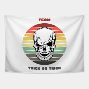 Sunset Skull / Team Trick or Trick Tapestry