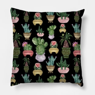 Pattern Cactus 3 flower pot Pillow