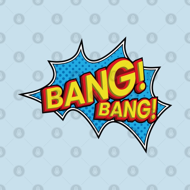 Bang! Bang! Onomatopoeia by Adrian's Outline