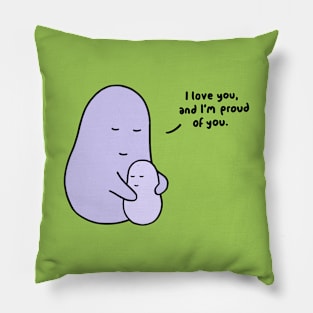 Hug - I Love You (Pear) Pillow