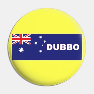 Dubbo City in Australian Flag Pin