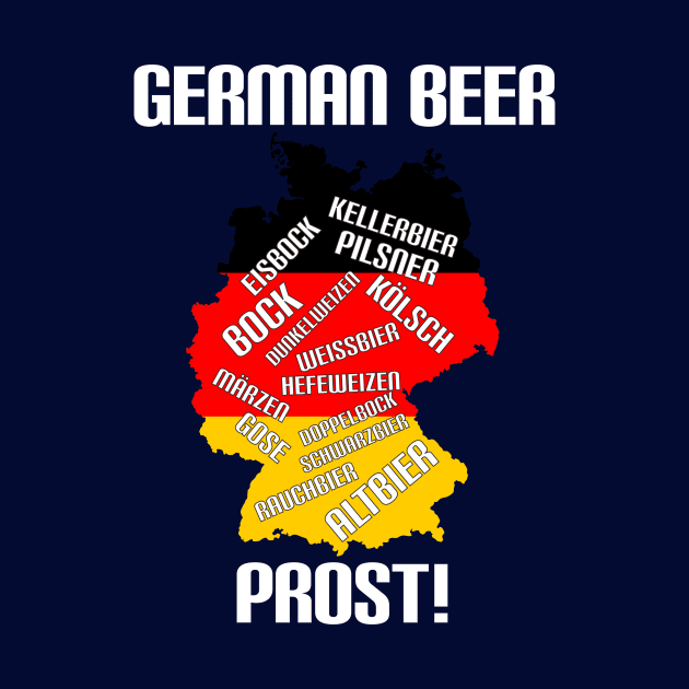 German Beer Prost by HighBrowDesigns