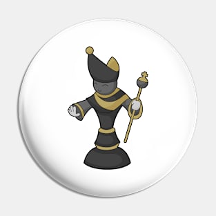 Chess piece Bishop Staff Chess Pin