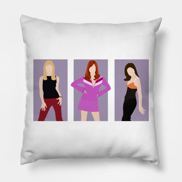 sarah michelle gellar´s characters Pillow by aluap1006