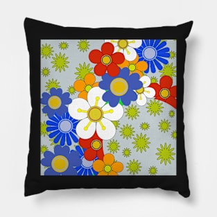 cosmic flowers Pillow