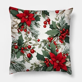 Wreath Decoration Festive Christmas Pillow