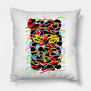 Abstract Color Art Pillow