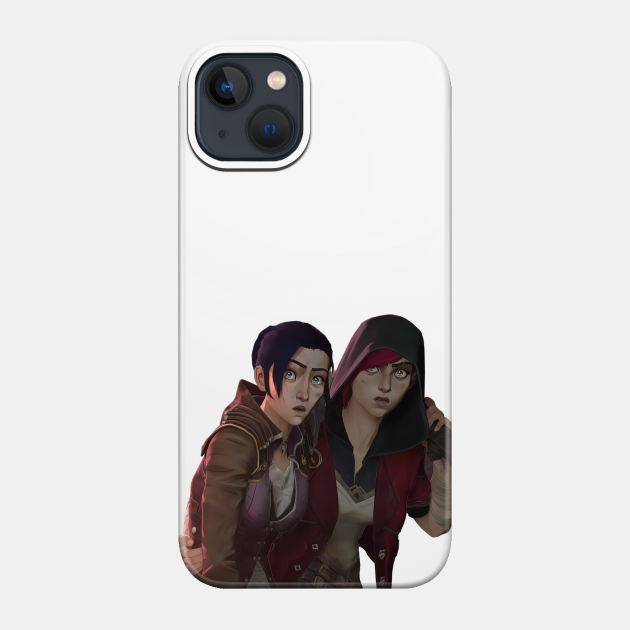 VI and Caitlyn Caught Being Girlfriends by Cait's Mom - LOL Arcane Scene - Vi X Caitlyn - Phone Case