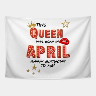 April Birthday Gift Tapestry