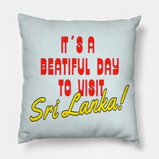 Sri Lanka Asia. Gift Ideas For The Travel Enthusiast. Pillow