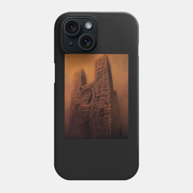 zdzislaw beksinski - Phone Case by QualityArtFirst