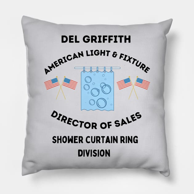 Del Griffith Pillow by Out of the Darkness Productions