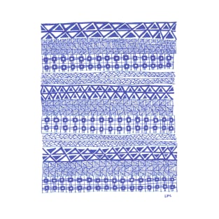 Blue Rows T-Shirt