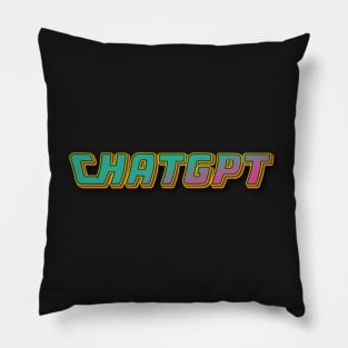 Colorful ChatGPT Pillow