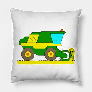 Combine Harvester Pillow