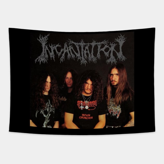 death doom 90s Tapestry by MisterPumpkin