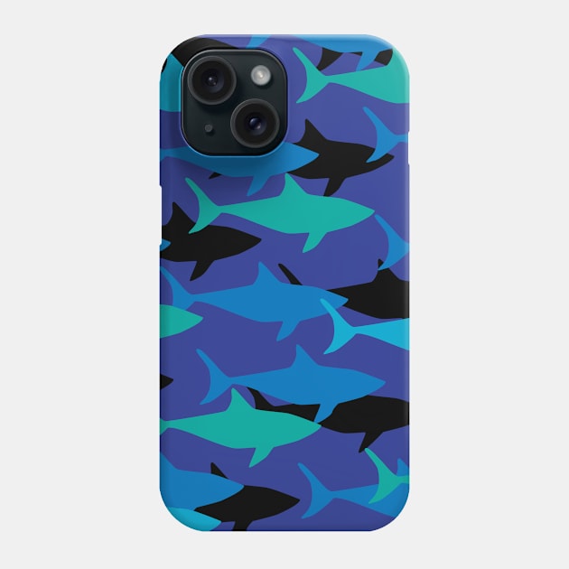 Cute Fish Seamless Patterns Phone Case by labatchino