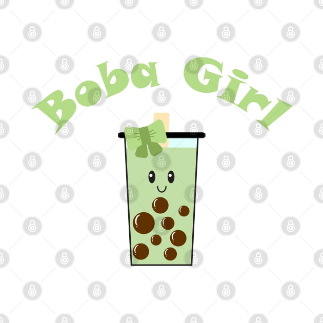 Boba Girl in Green by Kelly Gigi