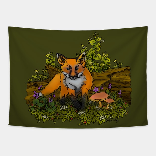 Fox Kit Tapestry by ThisIsNotAnImageOfLoss